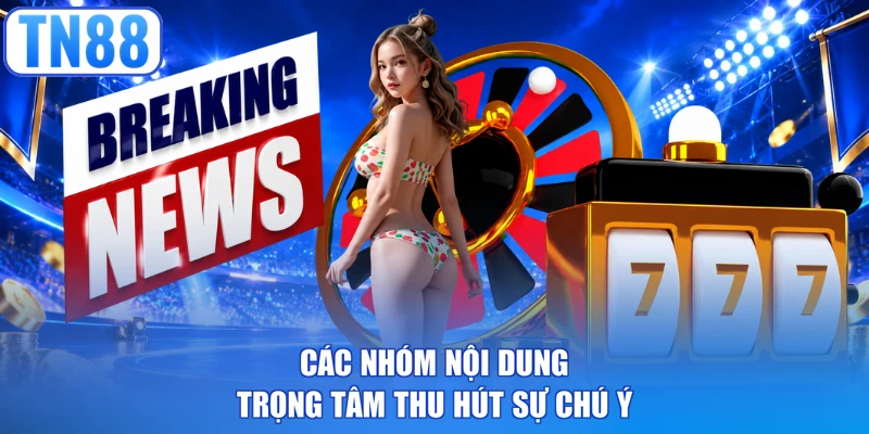 Các nhóm nội dung trọng tâm thu hút sự chú ý